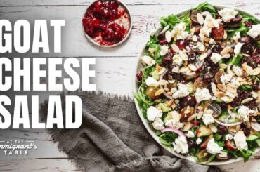 Creamy Goat Cheese Salad Recipe for Dinner Parties!