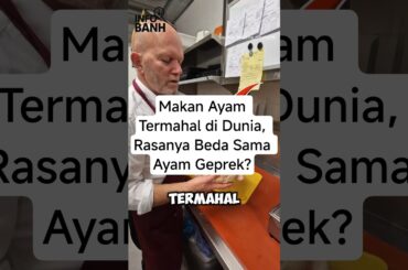 Makan Ayam Termahal di Dunia, Rasanya Beda Sama Ayam Geprek?