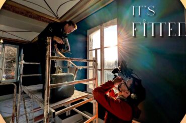 INSTALLING The HUGE Chateau Murals