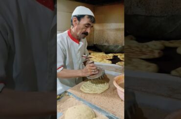 The art of baking 3,000 Barbara breads a day in Iran#shortsvideo