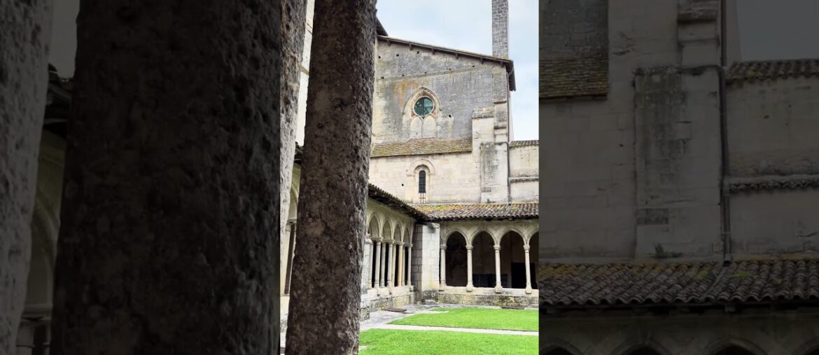 Visiting the Les Cordeliers Cloister in Saint Émilion ⛪🍷✨
