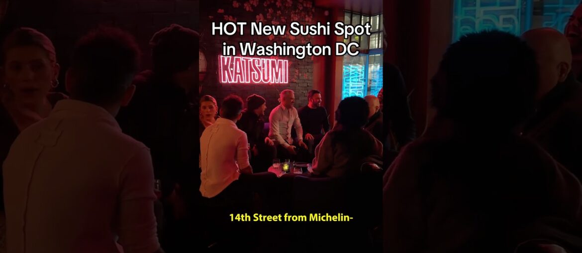 A NEW Hot sushi spot just opened in Logan Circle, DC #dcspot #washingtondc #sushi #dcfoodie