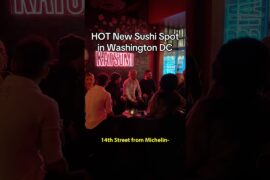 A NEW Hot sushi spot just opened in Logan Circle, DC #dcspot #washingtondc #sushi #dcfoodie