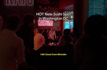 A NEW Hot sushi spot just opened in Logan Circle, DC #dcspot #washingtondc #sushi #dcfoodie