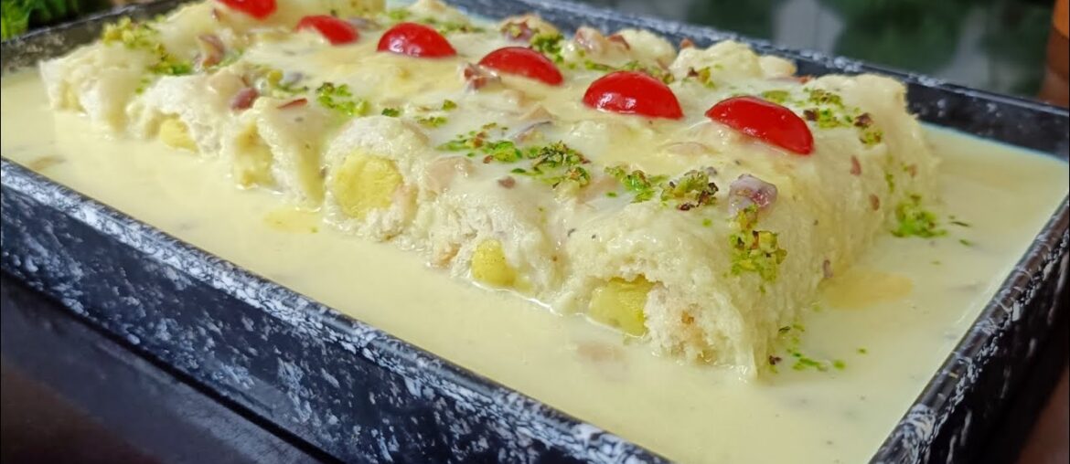 We Made Gourmet Desserts Out Of Milk Bread | I made a milk bread dessert-Cold Dessert