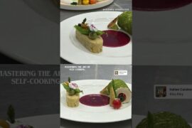 “A little taste of european cuisine ✨”     #chef #cooking #french