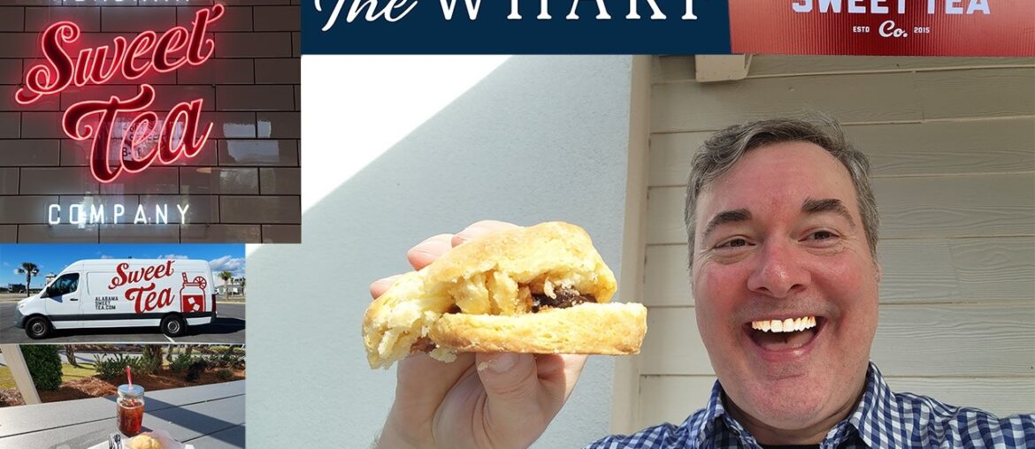 Beach Food Restaurant Travel Guide The Alabama Sweet Tea Company at The Wharf: Iced Tea & Biscuits