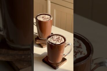 French Hot Chocolate | Hot Chocolate drink #humbiharsehain #shortsfeed #viral