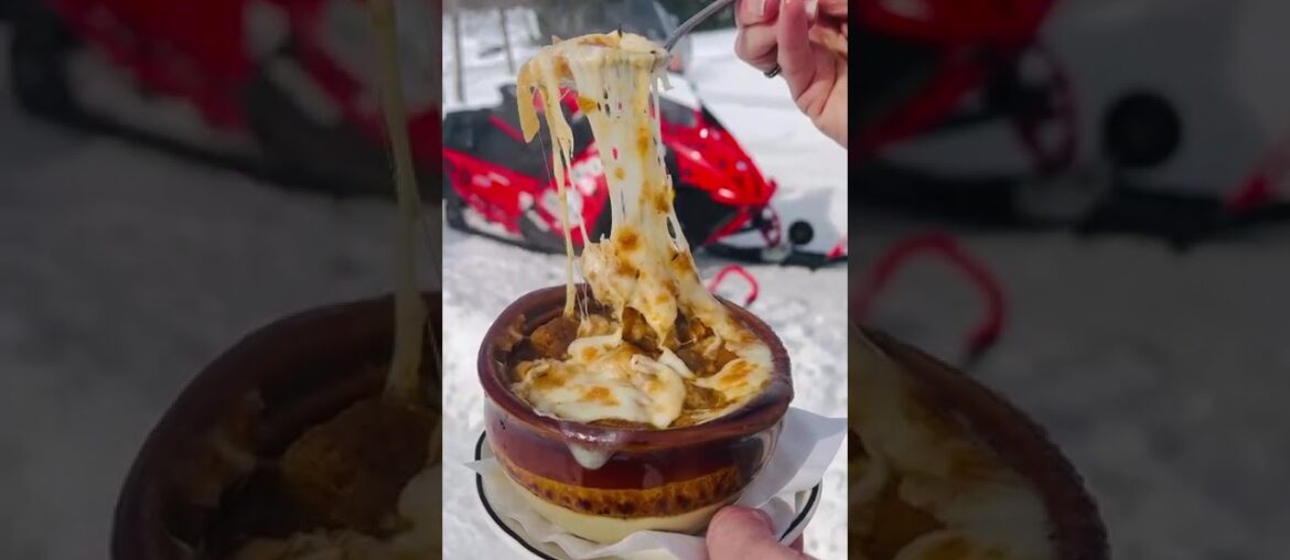French onion soups for snowmobilers (and others too) #snowmobilingny #restaurant #buffaloeats
