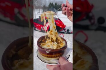 French onion soups for snowmobilers (and others too) #snowmobilingny #restaurant #buffaloeats
