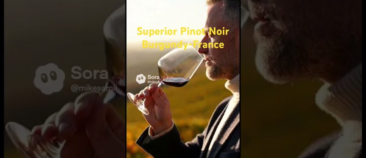 Chassagne-Montrachet, Superior Pinot Noir - Burgundy France 🇫🇷