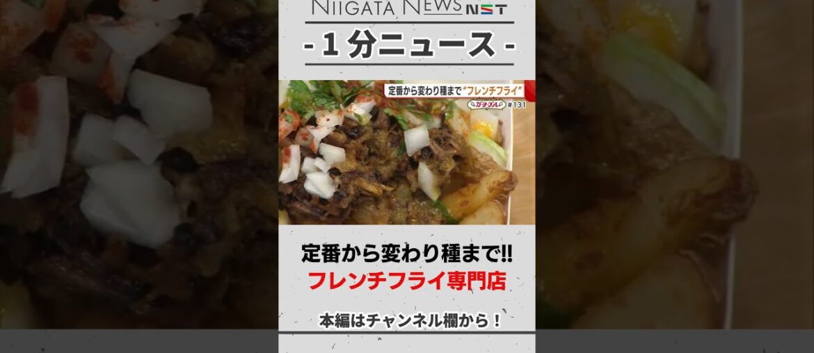 【新潟グルメ】定番から変わり種まで！フレンチフライ専門店 #新潟グルメ #グルメ #新潟