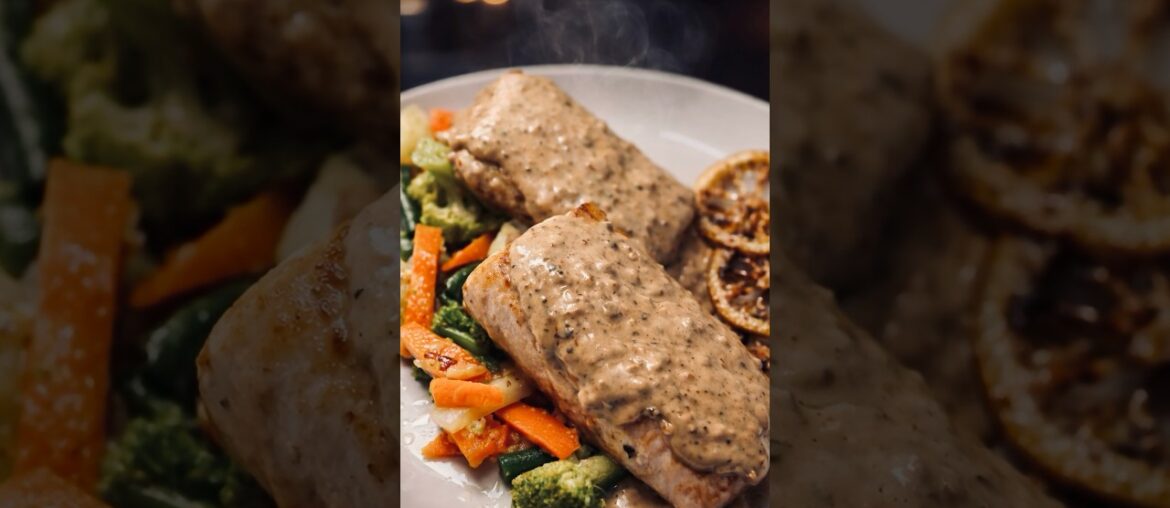 Pan seared King Fish with lemon cream sauce. #offshore #seafood #gourmet #seafooddishes