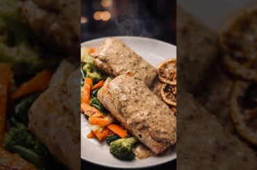 Pan seared King Fish with lemon cream sauce. #offshore #seafood #gourmet #seafooddishes