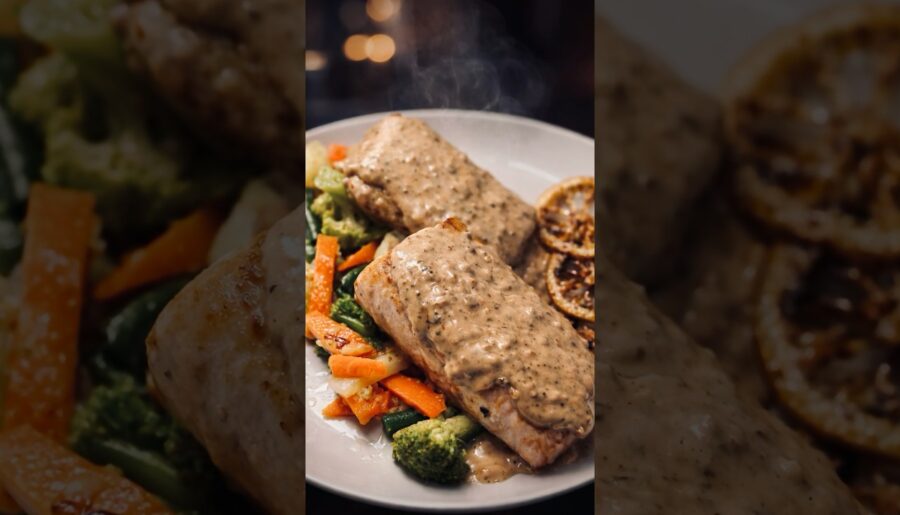 Pan seared King Fish with lemon cream sauce. #offshore #seafood #gourmet #seafooddishes