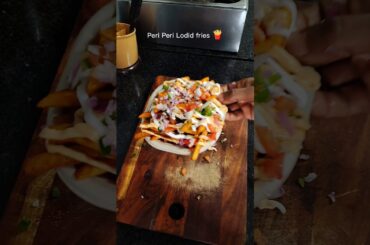 Peri peri lodid French fries recipe | Cheese french fries | Lodid fries recipe | #loadedfries #fries