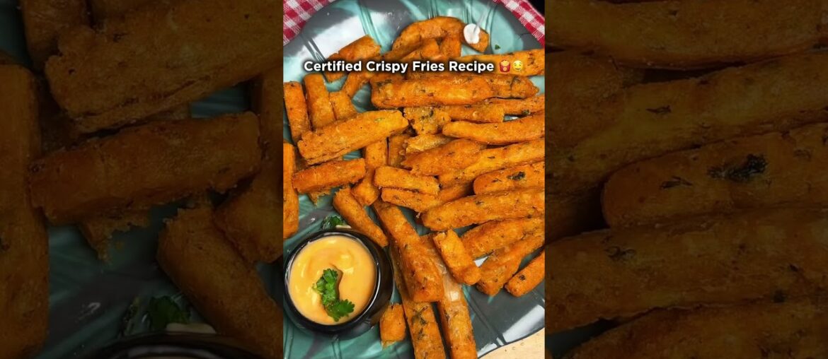 Better Than Market Fries? 😳 Crispy French Fries Recipe 🍟 #shorts