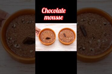 Classic French Chocolate Mousse – Smooth & Silky Dessert! #shorts #cooking #ytshorts