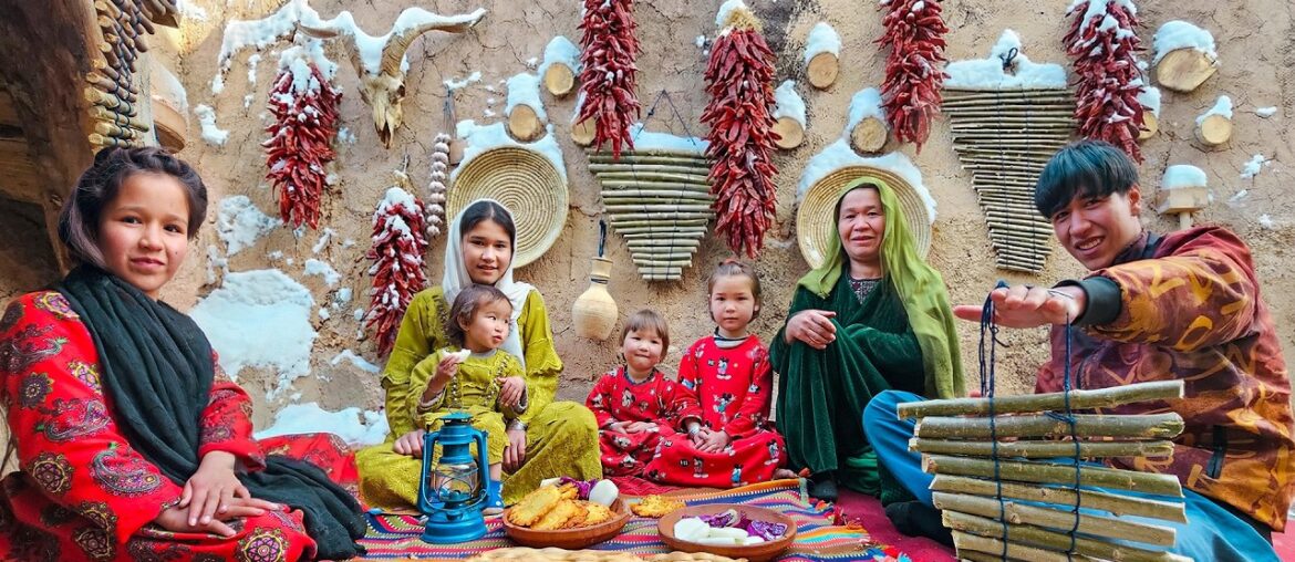 Crispier Than French Fries! Ancient Afghan Potato Recipe in a Remote Mud House