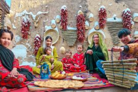 Crispier Than French Fries! Ancient Afghan Potato Recipe in a Remote Mud House