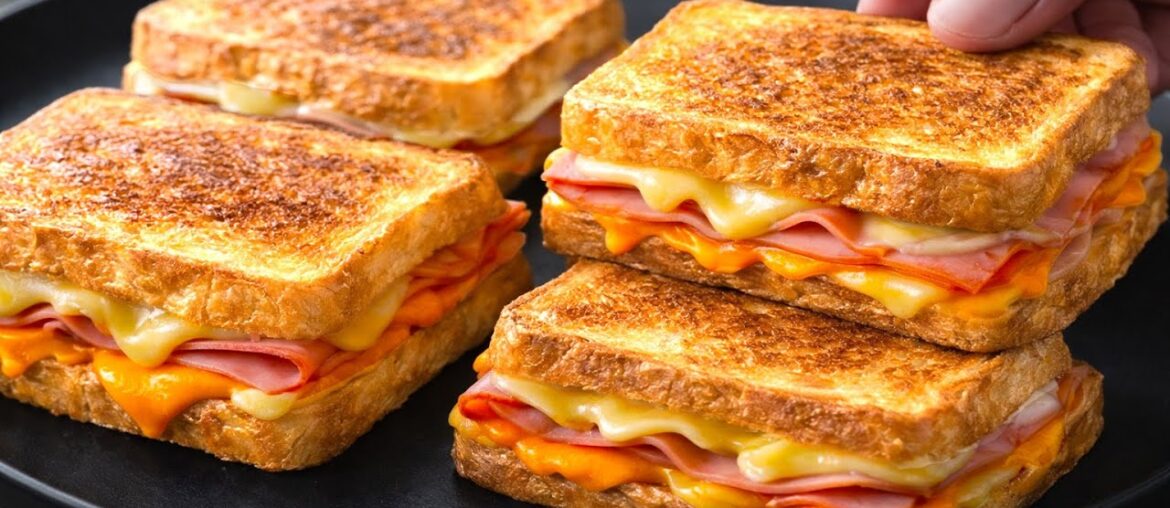 So lecker hast du noch nie gefrühstückt – French Toast Sandwich mit Ei in 5 Minuten!