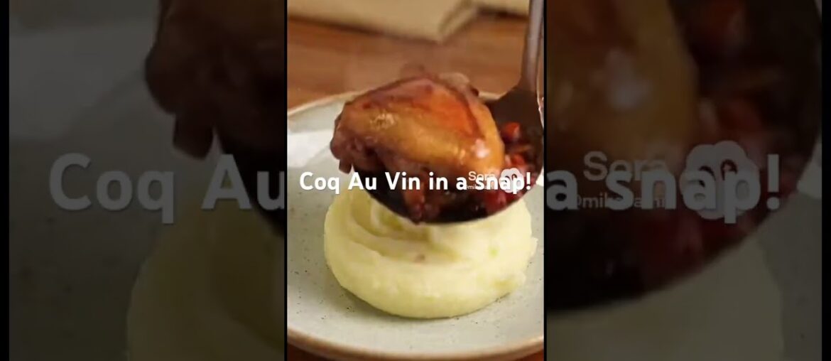 How to make Coq au vin! Overview steps!