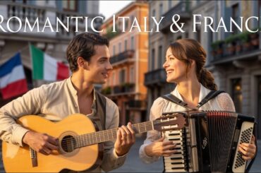 Romantic Italy & France Instrumentals | Guitar & Accordion Bella Ciao Music (2H)