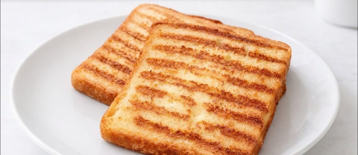 How to make Grilled French Toast! Simple Soft and Delicious Toast recipe! Quick Breakfast Recipe!