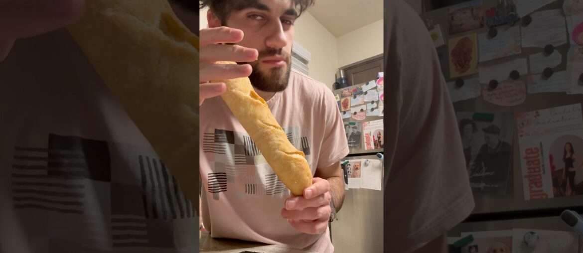 Am I French now? #baking #breadbaking #food #kitchen #recipe #baguette #shorts #gym #funny #tasty
