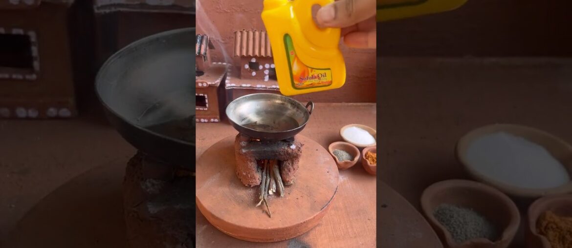 Mini french fries 🍟 #mini #villagecooking #villagelife #tinycooking #viral #trending #shorts