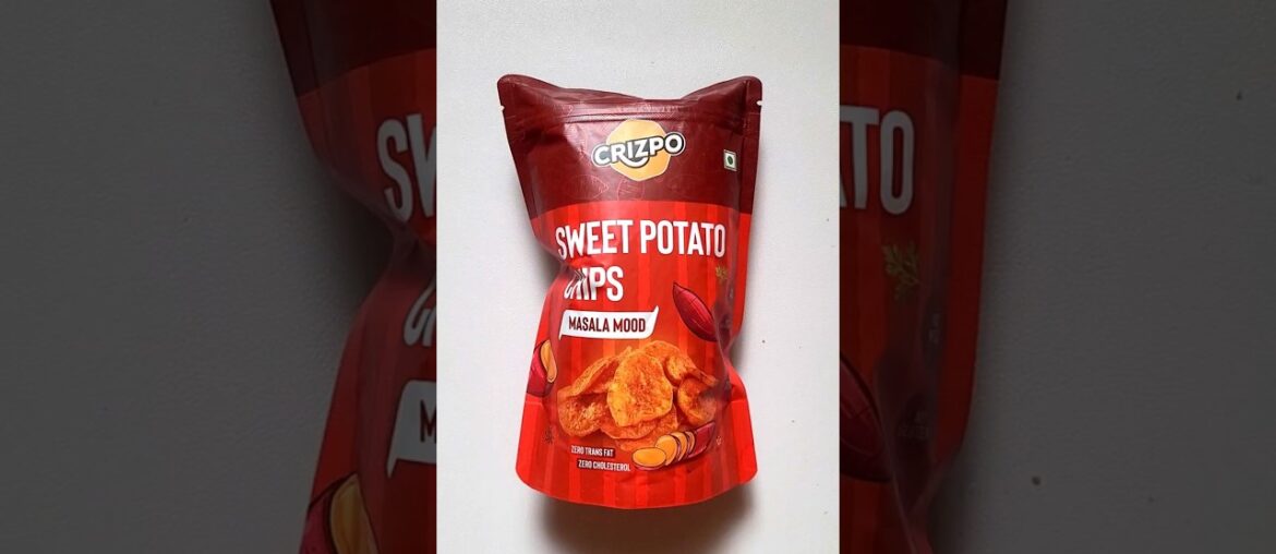Trying Crizpo Sweet Potato Chips Masala Flavor #sweetpotato #sweetpotatorecipes #chips #potatochips
