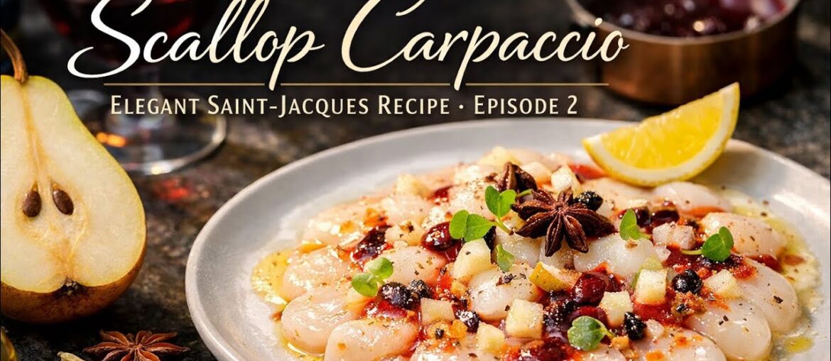 Ultimate Scallop Carpaccio Recipe 🔥 French Chef Style | Episode 2 Ultimate Scallop Carpaccio Recipe 🔥 French Chef Style | Episode 2