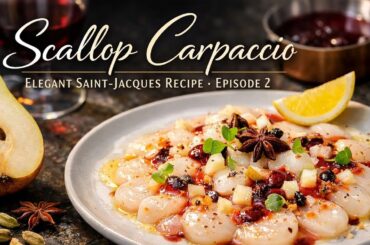 Ultimate Scallop Carpaccio Recipe 🔥 French Chef Style | Episode 2