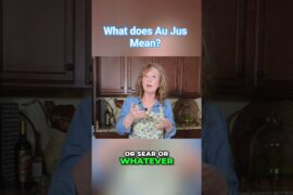 The secret to juicy meat is Au Jus!