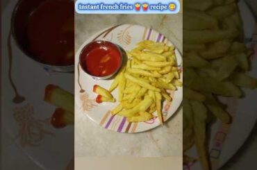 Viral French fries recipe🍟🍟🥵🤤😜 #@kitchenwithlata-u3f #frenchfries #yummy #crispy #newrecipe