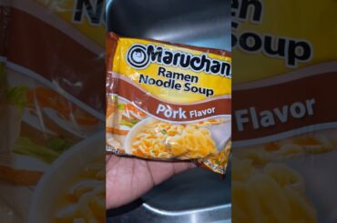 How I turned a 20 cent pack of Ramen Noodles into Gourmet 🍜🔥 #Food #ShortsFeed