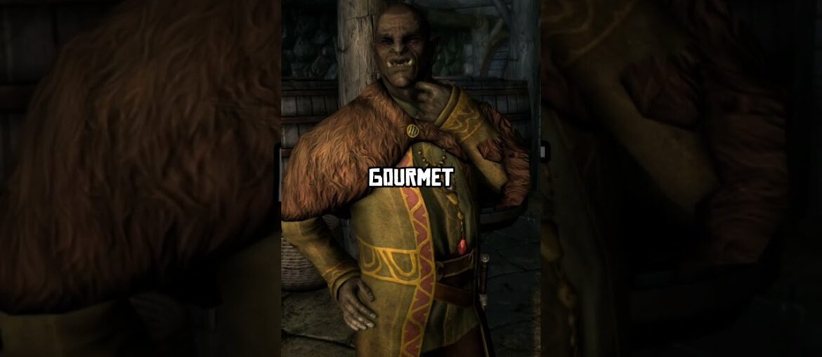 👨‍🍳 Secret Dialogue With the Gourmet’s Fan #skyrim