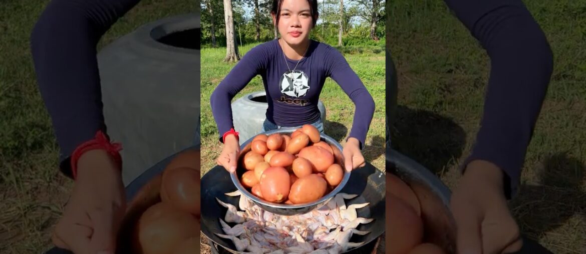 Cooking yummy French fries and chicken wing recipe