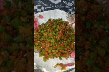 French Beans | Spicy Green Beans ki sabzi #shorts #frenchbeans #sabji #cooking #viral