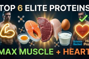 Top 6 Elite Proteins for Maximum Muscle Growth & Heart Health.