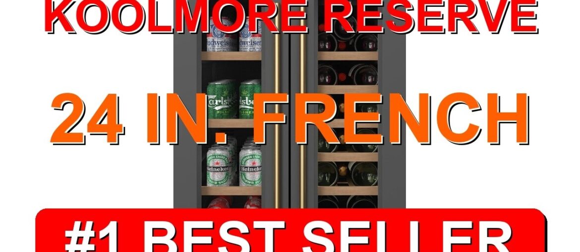 KoolMore Reserve 24 in. French Door Dual Zone Panel Ready Under Counter Cooler – B0DCGQ1CTP KoolMore Reserve 24 in. French Door Dual Zone Panel Ready Under Counter Cooler - B0DCGQ1CTP