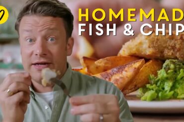 Home Made Fish & Chips PLUS More Fish Recipes by Jamie Oliver