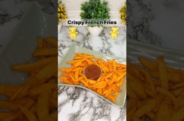 Crispy French Fries Recipe 😍 | Market Jaise Fries Ghar Par 🍟 #shorts #frenchfries