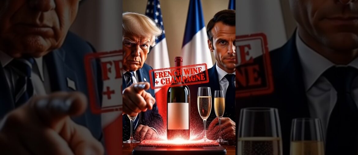 Trump ने France को धमकी दी! 200% Tariff on Wine #Trump #Macron #France #USA #BreakingNews