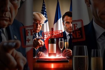 Trump ने France को धमकी दी! 200% Tariff on Wine #Trump #Macron #France #USA #BreakingNews