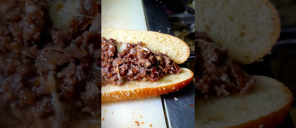 French Onion Cheesesteak?! Why not! #celebritydelly #cheesesteak #fallschurchva #frenchonionsoup