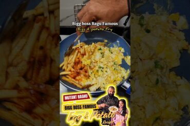 bigg boss raghu egg potato recipes 🍳😋#food #bbk12 #rakshitashetty #recipiesinkannada #gillinata