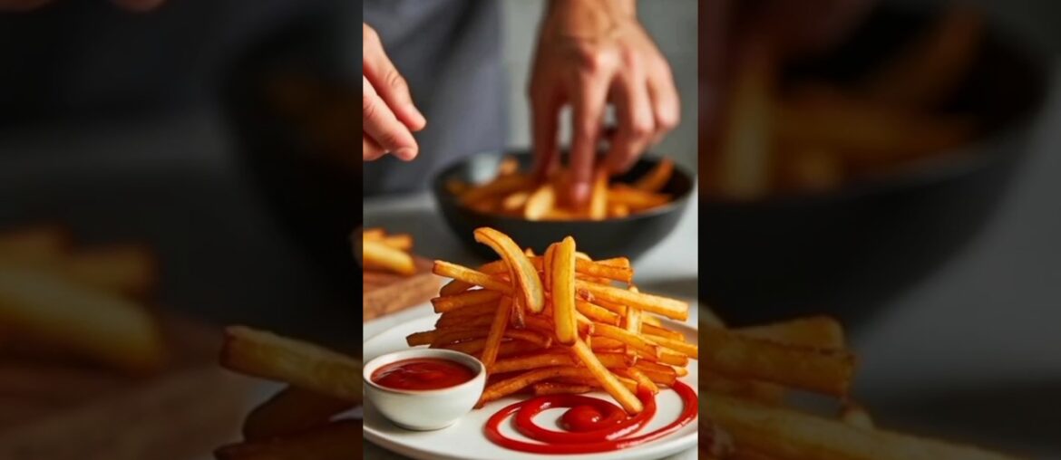 Crispy Finger Chips Recipe | Perfect French Fries at Home 🍟#shorts #ytshorts