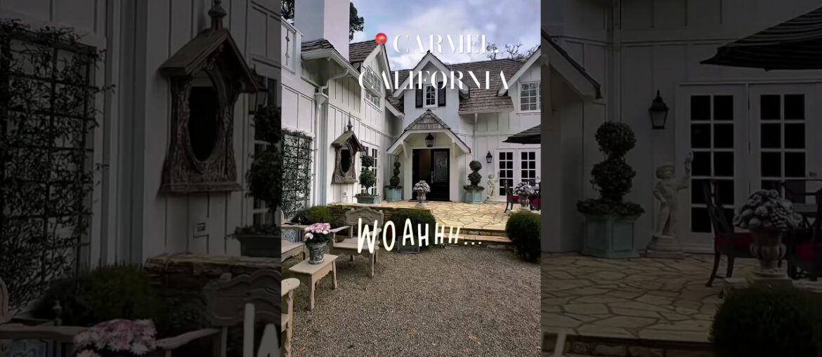 YOU WILL FALL IN LOVE WITH IT! Carmel charm meets French Provençal elegance. #carmel #realestate