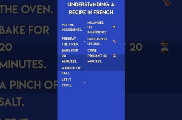 Read a Recipe in French 🍰 | French Cooking & Baking Vocabulary